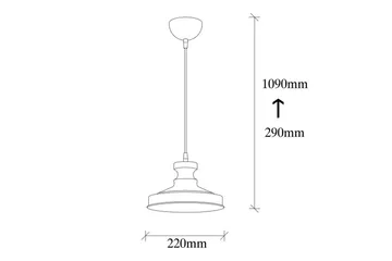 Lysekrone Giada Svart Trekant En Sokkel - Svart - Belysning - Innendørsbelysning & Lamper - Vinduslampe