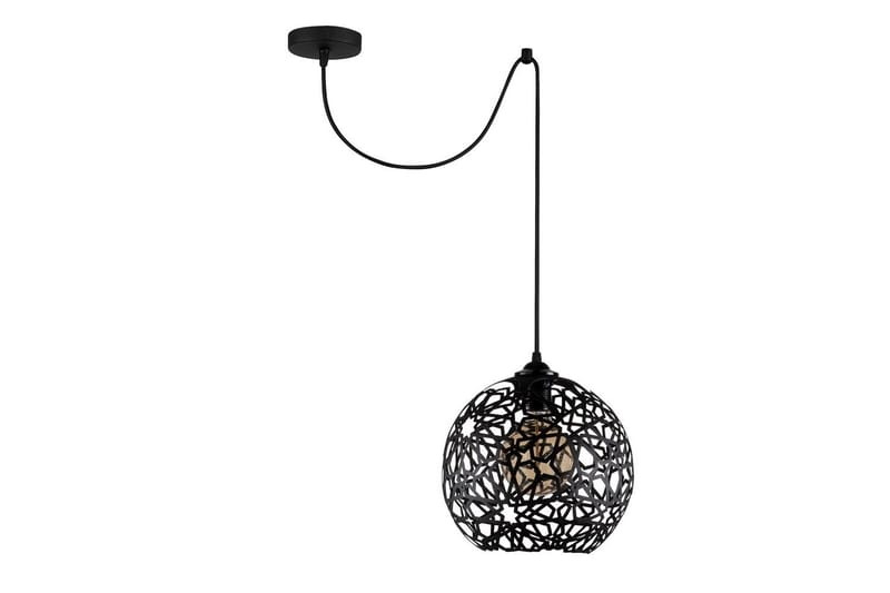 Lysekrone Sourab Svart - Svart - Belysning - Innendørsbelysning & Lamper - Vinduslampe