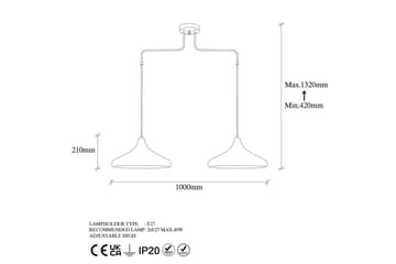 Lysekrone Subesh To Stykker Antikk - Antikk - Belysning - Innendørsbelysning & Lamper - Vinduslampe