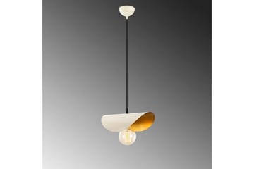 Lysekrone Sugana Kurvet Hvit / Gull - Hvit / Gull - Belysning - Innendørsbelysning & Lamper - Vinduslampe