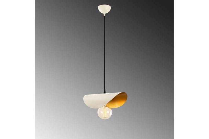 Lysekrone Sugana Kurvet Hvit / Gull - Hvit / Gull - Belysning - Innendørsbelysning & Lamper - Vinduslampe