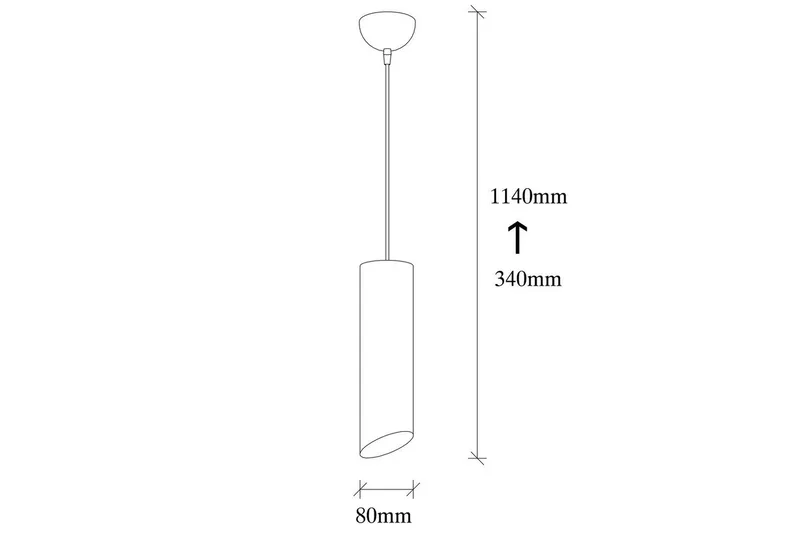 Lysekrone Sugana Svart / Gul - Svart/Gul - Belysning - Innendørsbelysning & Lamper - Vinduslampe