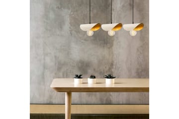 Lysekrone Sugana Three Hvit / Gull - Gull/Hvit - Belysning - Innendørsbelysning & Lamper - Vinduslampe