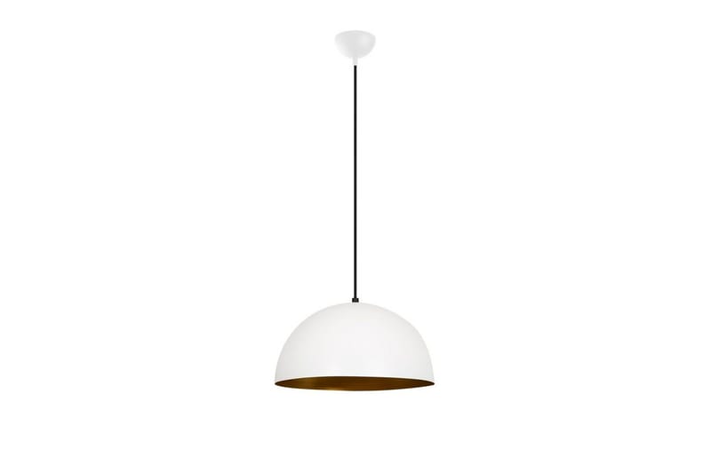 Lysekrone Zephyra Hvit / Gull, Diameter: 40 cm