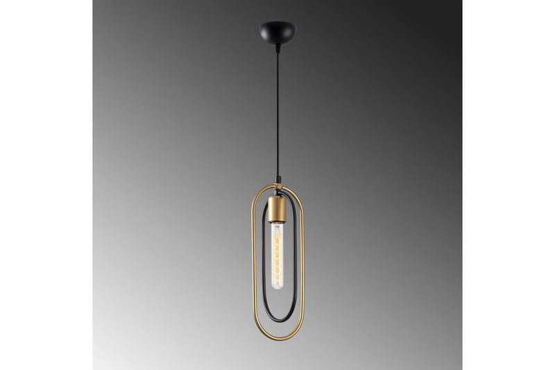 Lysekrone Pindor Sibgle Svart / Gull - Gull/Svart - Belysning - Innendørsbelysning & Lamper - Vinduslampe