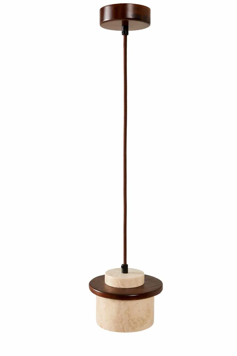 Meyros pendellampe - Beige og Valnøtt - Belysning - Innendørsbelysning & Lamper - Vinduslampe