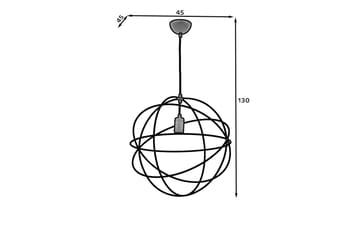 Olinto Pendellampe Rund - Svart - Belysning - Innendørsbelysning & Lamper - Vinduslampe