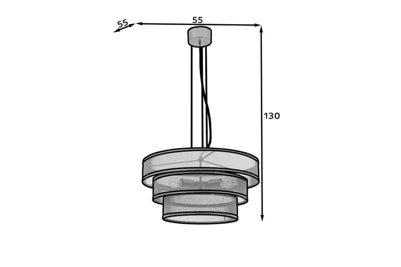 Orabela Pendellampe Rund - Svart - Belysning - Innendørsbelysning & Lamper - Vinduslampe