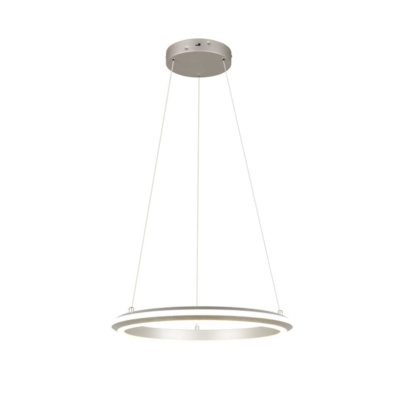 Pendel TRIO Amador - 45 cm, børstet stål - Belysning - Innendørsbelysning & Lamper - Vinduslampe