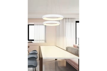 Pendel TRIO Cardona 47 cm, Matt hvit - 47 cm, Matt hvit - Belysning - Innendørsbelysning & Lamper - Vinduslampe