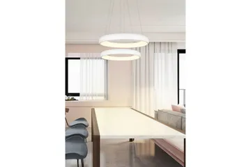 Pendel TRIO Cardona 47 cm, Matt hvit - 47 cm, Matt hvit - Belysning - Innendørsbelysning & Lamper - Vinduslampe