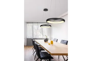 Pendel TRIO Cardona 62 cm, Matt svart - 62 cm, Matt svart - Belysning - Innendørsbelysning & Lamper - Vinduslampe