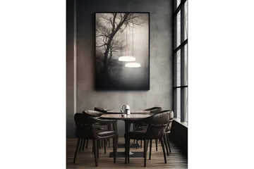 Pendel TRIO Celeste 1-del, Matt svart/hvit/kaffebrun - 1-del, Matt svart/hvit/kaffebrun - Belysning - Innendørsbelysning & Lamper - Vinduslampe