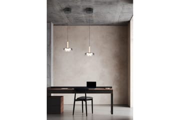 Pendel TRIO Celeste 1-del, Matt svart/krom/tre - 1-del, Matt svart/krom/tre - Belysning - Innendørsbelysning & Lamper - Vinduslampe