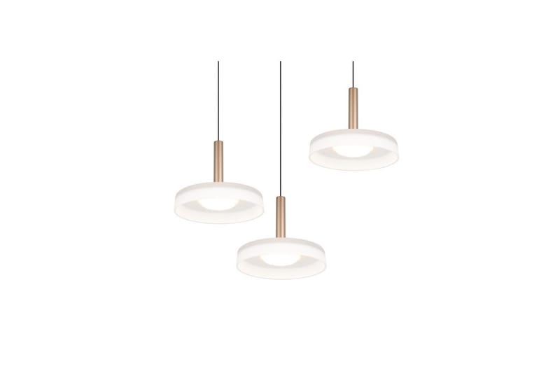 Pendel TRIO Celeste 3-delt, Matt svart/hvit/kaffebrun - 3-delt, Matt svart/hvit/kaffebrun - Belysning - Innendørsbelysning & Lamper - Vinduslampe