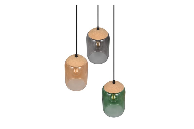 Pendel TRIO Cork 3-delt - 3-delt - Belysning - Innendørsbelysning & Lamper - Vinduslampe