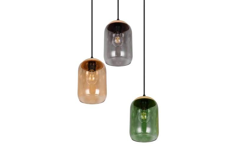 Pendel TRIO Cork 3-delt - 3-delt - Belysning - Innendørsbelysning & Lamper - Vinduslampe