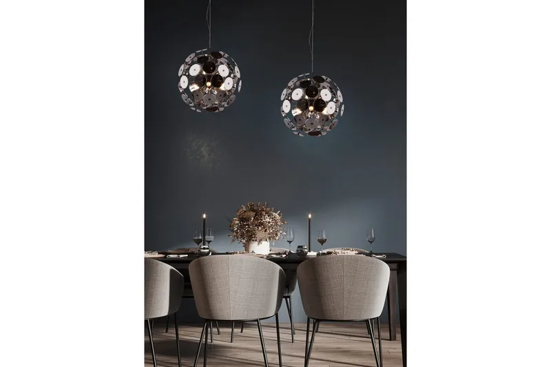 Pendel TRIO Discalgo Krom - Krom - Belysning - Innendørsbelysning & Lamper - Vinduslampe