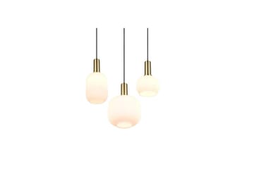 Pendel TRIO Diva 3-delt, Matt messing/hvit - 3-delt, Matt messing/hvit - Belysning - Innendørsbelysning & Lamper - Vinduslampe