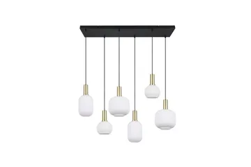 Pendel TRIO Diva 6-deler, Matt messing/hvit - 6-deler, Matt messing/hvit - Belysning - Innendørsbelysning & Lamper - Vinduslampe