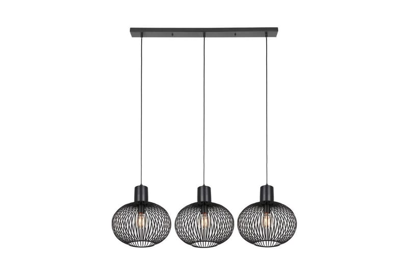 Pendel TRIO Gila 3-delt, Matt svart - 3-delt, Matt svart - Belysning - Innendørsbelysning & Lamper - Vinduslampe