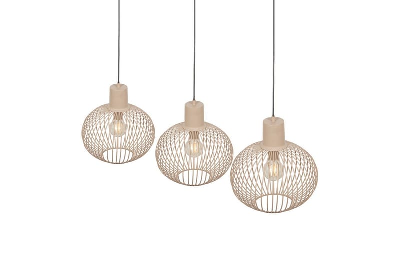 Pendel TRIO Gila 3-delt, Sand - 3-delt, Sand - Belysning - Innendørsbelysning & Lamper - Vinduslampe