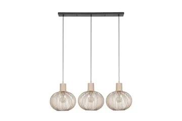 Pendel TRIO Gila 3-delt, Sand - 3-delt, Sand - Belysning - Innendørsbelysning & Lamper - Vinduslampe