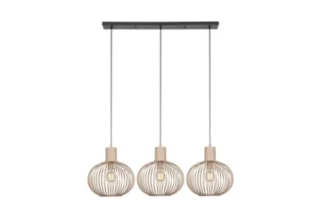 Pendel TRIO Gila 3-delt, Sand - 3-delt, Sand - Belysning - Innendørsbelysning & Lamper - Vinduslampe