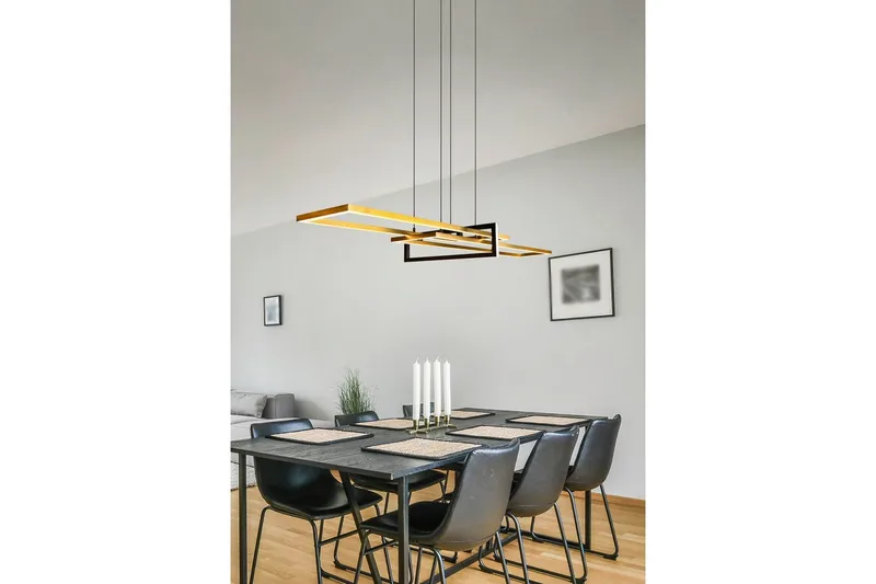 Pendel TRIO Salinas Matt messing/matt svart - Matt messing/matt svart - Belysning - Innendørsbelysning & Lamper - Vinduslampe