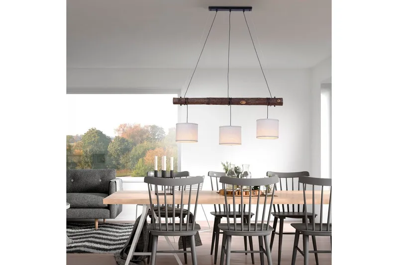Pendellampe Bark - 20x120x100 cm - Belysning - Innendørsbelysning & Lamper - Vinduslampe