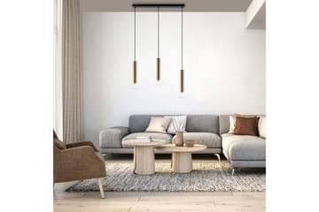 Pendellampe Bruna - 6x120x65 cm, Messing Matt - Belysning - Innendørsbelysning & Lamper - Vinduslampe