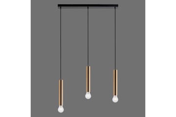 Pendellampe Bruna - 6x120x65 cm, Messing Matt - Belysning - Innendørsbelysning & Lamper - Vinduslampe