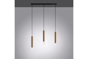 Pendellampe Bruna - 6x120x65 cm, Messing Matt - Belysning - Innendørsbelysning & Lamper - Vinduslampe