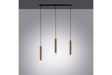 Pendellampe Bruna - 6x120x65 cm, Messing Matt - Belysning - Innendørsbelysning & Lamper - Vinduslampe