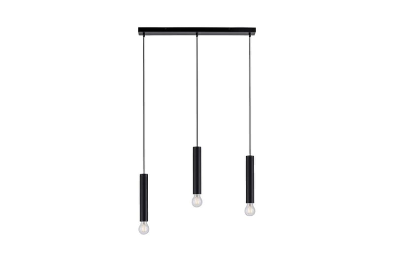 Pendellampe Bruna - 6x120x65 cm, Svart - Belysning - Innendørsbelysning & Lamper - Vinduslampe