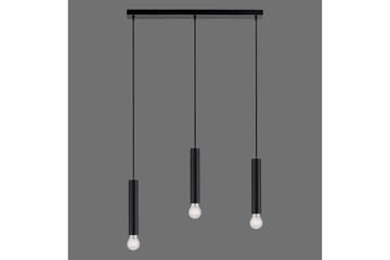 Pendellampe Bruna - 6x120x65 cm, Svart - Belysning - Innendørsbelysning & Lamper - Vinduslampe