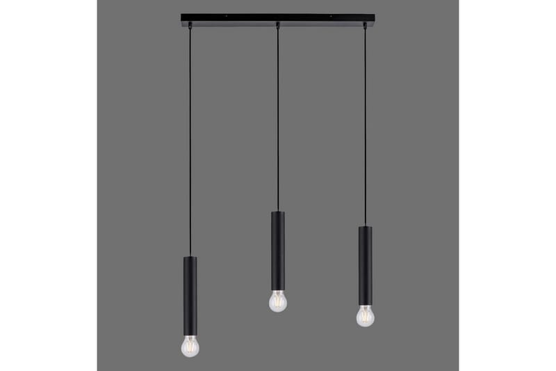 Pendellampe Bruna - 6x120x65 cm, Svart - Belysning - Innendørsbelysning & Lamper - Vinduslampe