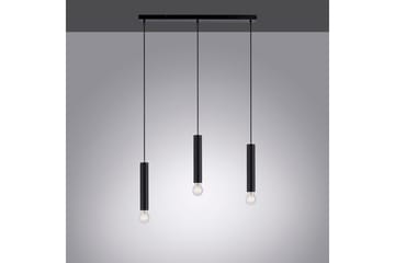 Pendellampe Bruna - 6x120x65 cm, Svart - Belysning - Innendørsbelysning & Lamper - Vinduslampe