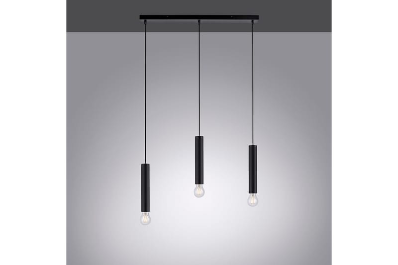 Pendellampe Bruna - 6x120x65 cm, Svart - Belysning - Innendørsbelysning & Lamper - Vinduslampe