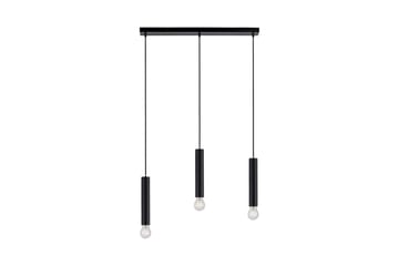 Pendellampe Bruna - 6x120x65 cm, Svart - Belysning - Innendørsbelysning & Lamper - Vinduslampe