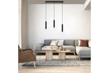 Pendellampe Bruna - 6x120x65 cm, Svart - Belysning - Innendørsbelysning & Lamper - Vinduslampe