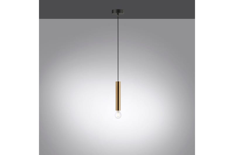 Pendellampe Bruna - 9x120x9 cm, Messing Matt - Belysning - Innendørsbelysning & Lamper - Vinduslampe