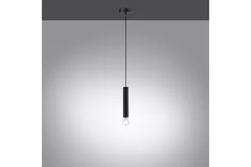 Pendellampe Bruna - 9x120x9 cm, Svart - Belysning - Innendørsbelysning & Lamper - Vinduslampe