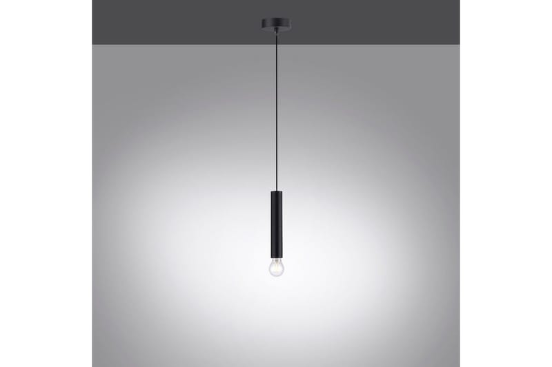 Pendellampe Bruna - 9x120x9 cm, Svart - Belysning - Innendørsbelysning & Lamper - Vinduslampe