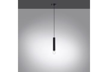 Pendellampe Bruna - 9x120x9 cm, Svart - Belysning - Innendørsbelysning & Lamper - Vinduslampe