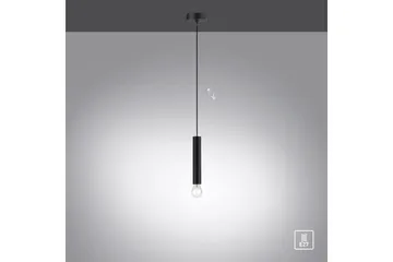 Pendellampe Bruna - 9x120x9 cm, Svart - Belysning - Innendørsbelysning & Lamper - Vinduslampe