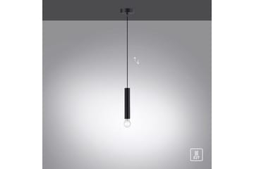 Pendellampe Bruna - 9x120x9 cm, Svart - Belysning - Innendørsbelysning & Lamper - Vinduslampe