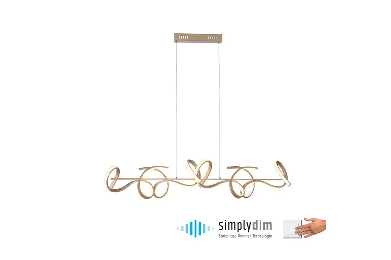 Pendellampe Curls - 21x135x99 cm - Belysning - Innendørsbelysning & Lamper - Vinduslampe