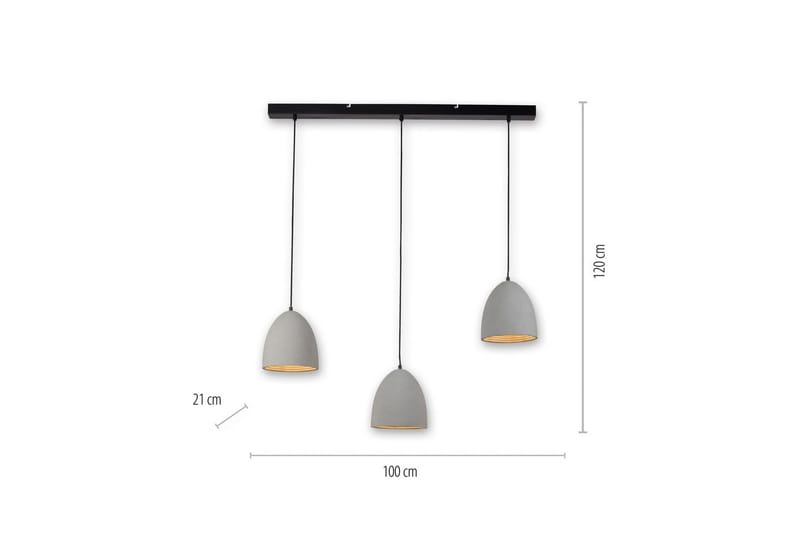 Pendellampe Eton - 21x120x100 cm - Belysning - Innendørsbelysning & Lamper - Vinduslampe