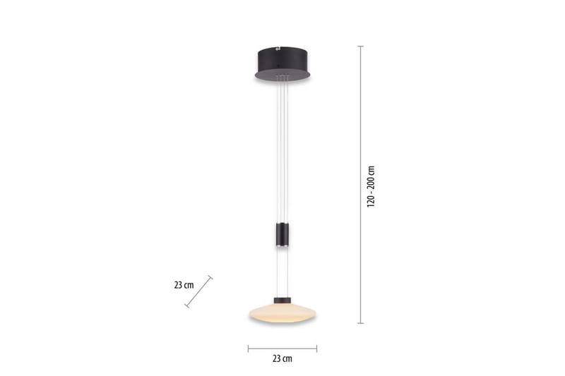 Pendellampe Lautada - 23x200x23 cm - Belysning - Innendørsbelysning & Lamper - Vinduslampe